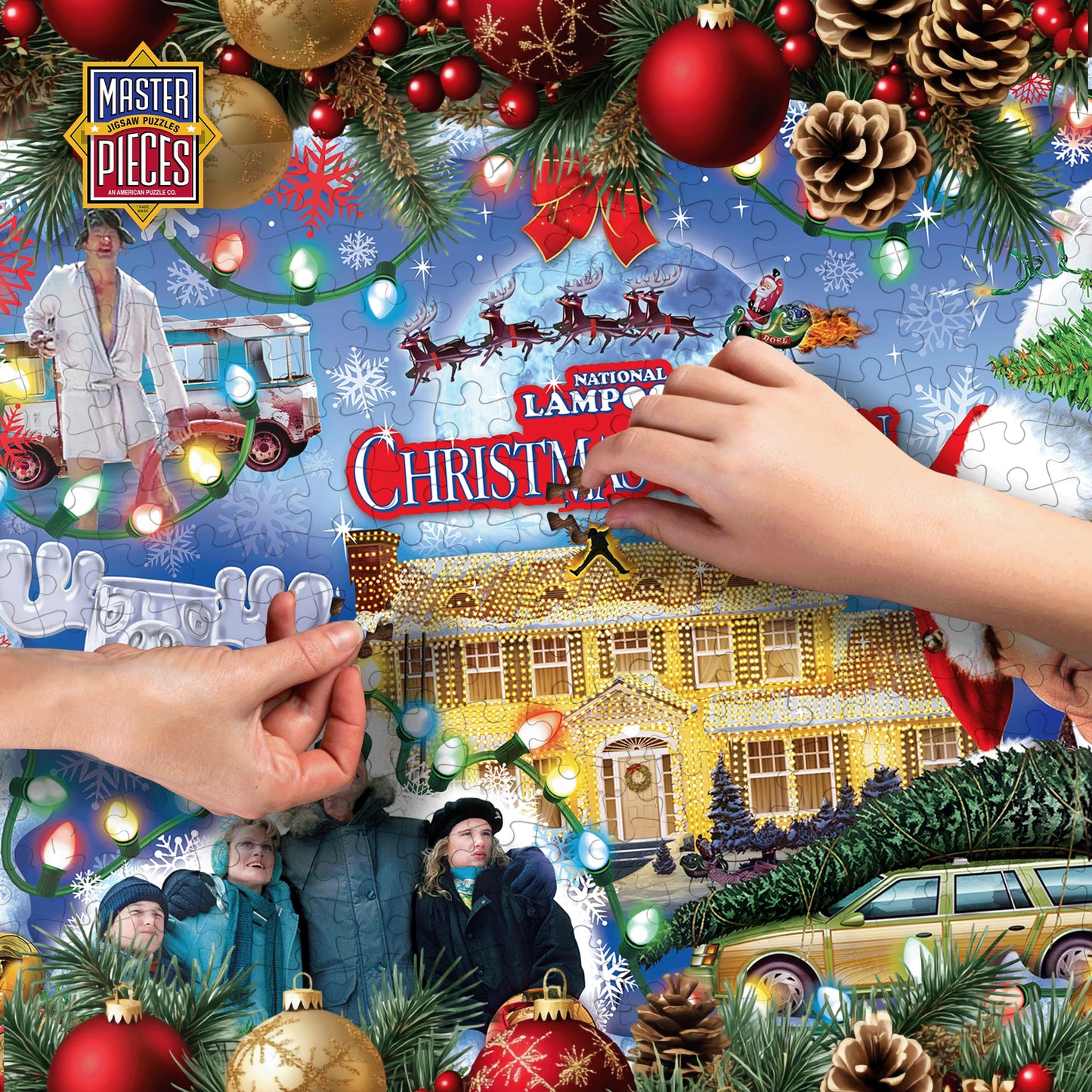 MasterPieces 500 Piece Holiday Movie Jigsaw Puzzle - National Lampoon's Christmas Vacation - 15"x21"