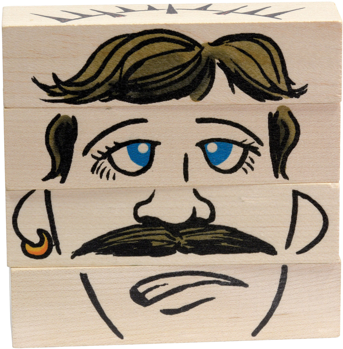Maple Landmark Games to Go, Flip Faces - Made in USA