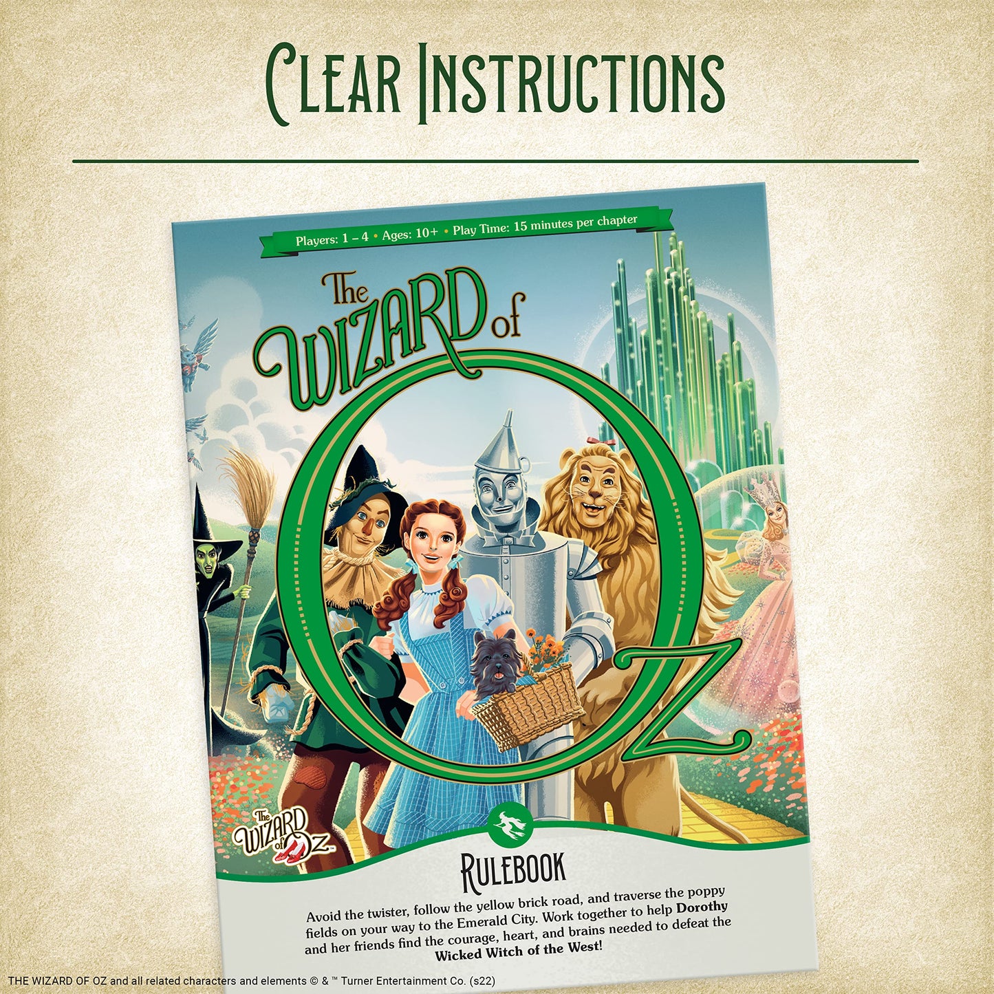 Ravensburger Wizard of Oz Adventure Book Game for Ages 10 & Up - Immersive Story-Based Gameplay | Detailed Miniatures | Ideal Gift for Brain Teaser