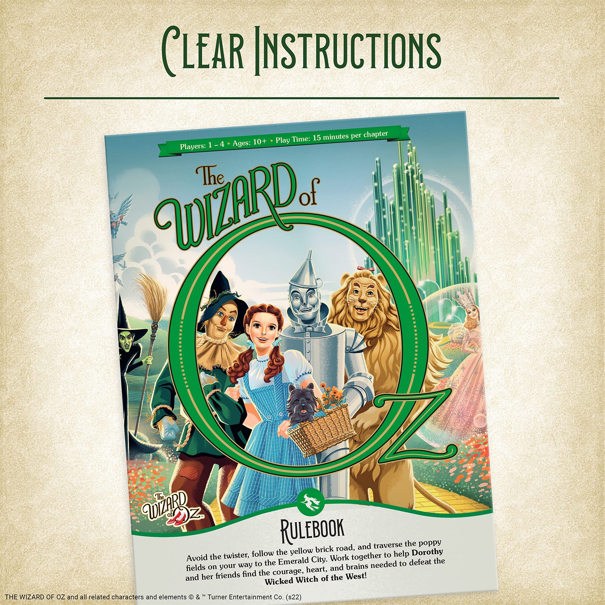 Ravensburger Wizard of Oz Adventure Book Game for Ages 10 & Up - Immersive Story-Based Gameplay | Detailed Miniatures | Ideal Gift for Brain Teaser