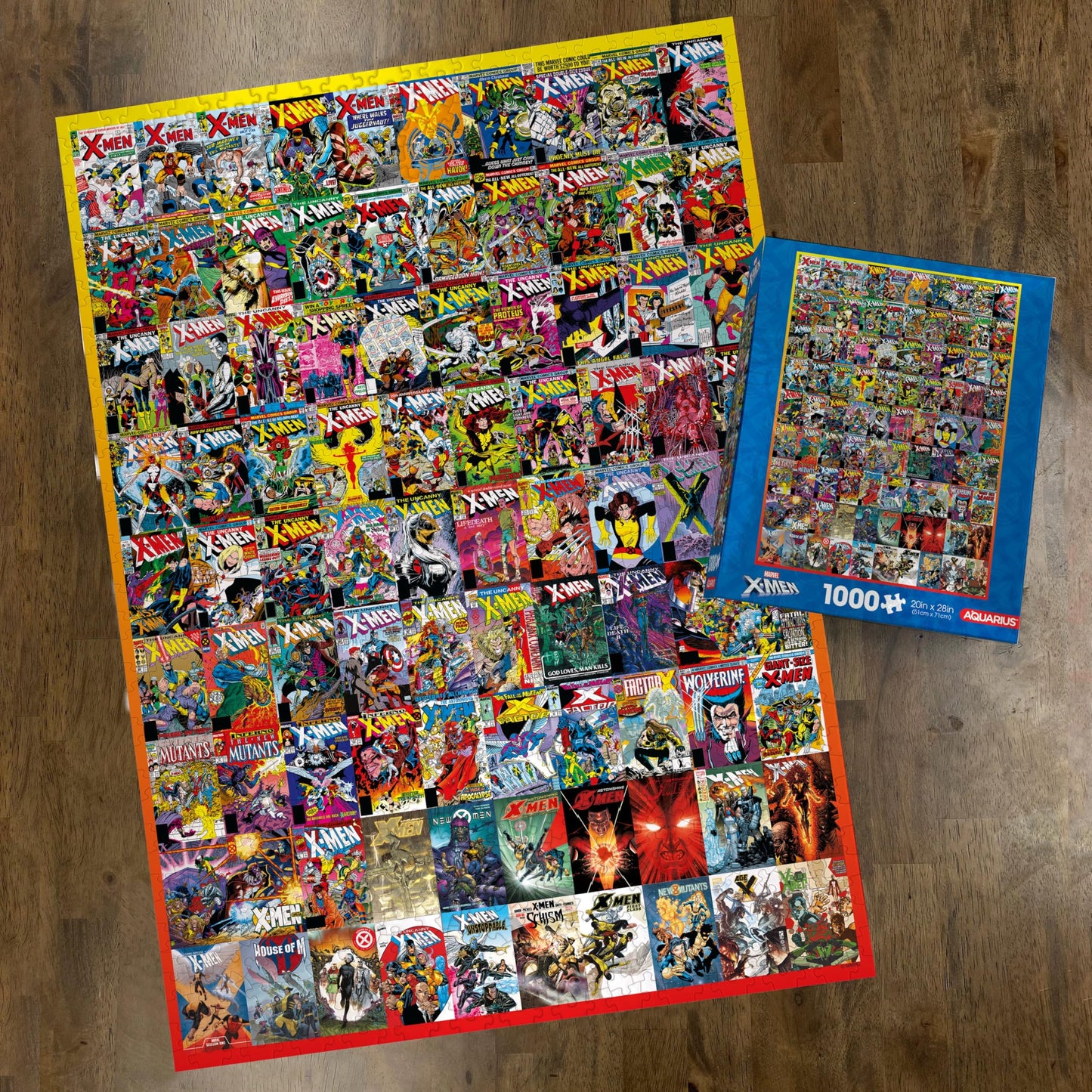 Aquarius Marvel X-Men Covers 1000 Piece Jigsaw Puzzle (1000 Piece Jigsaw Puzzle) - Glare Free - Precision Fit - Officially Licensed Marvel Merchandise