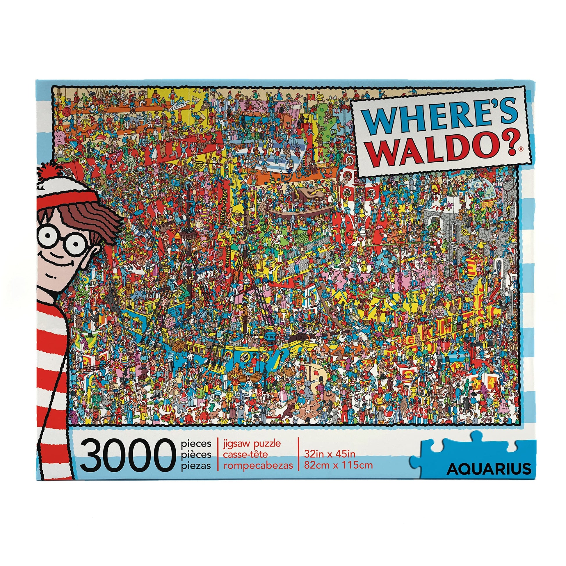 Aquarius Where’s Waldo 3000-Piece Jigsaw Puzzle