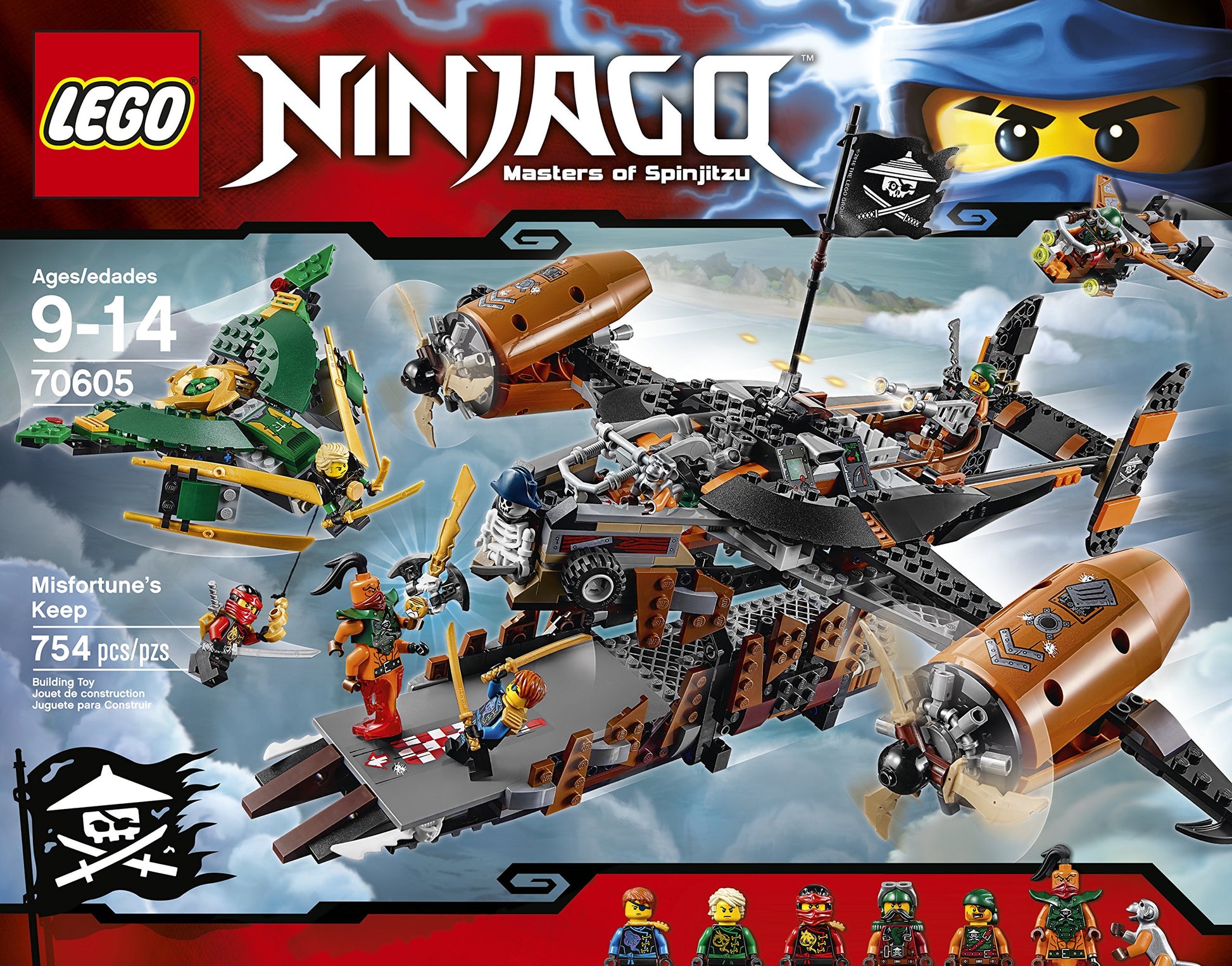 LEGO Ninjago Misfortune's Keep 70605 Building Kit (754 Piece)