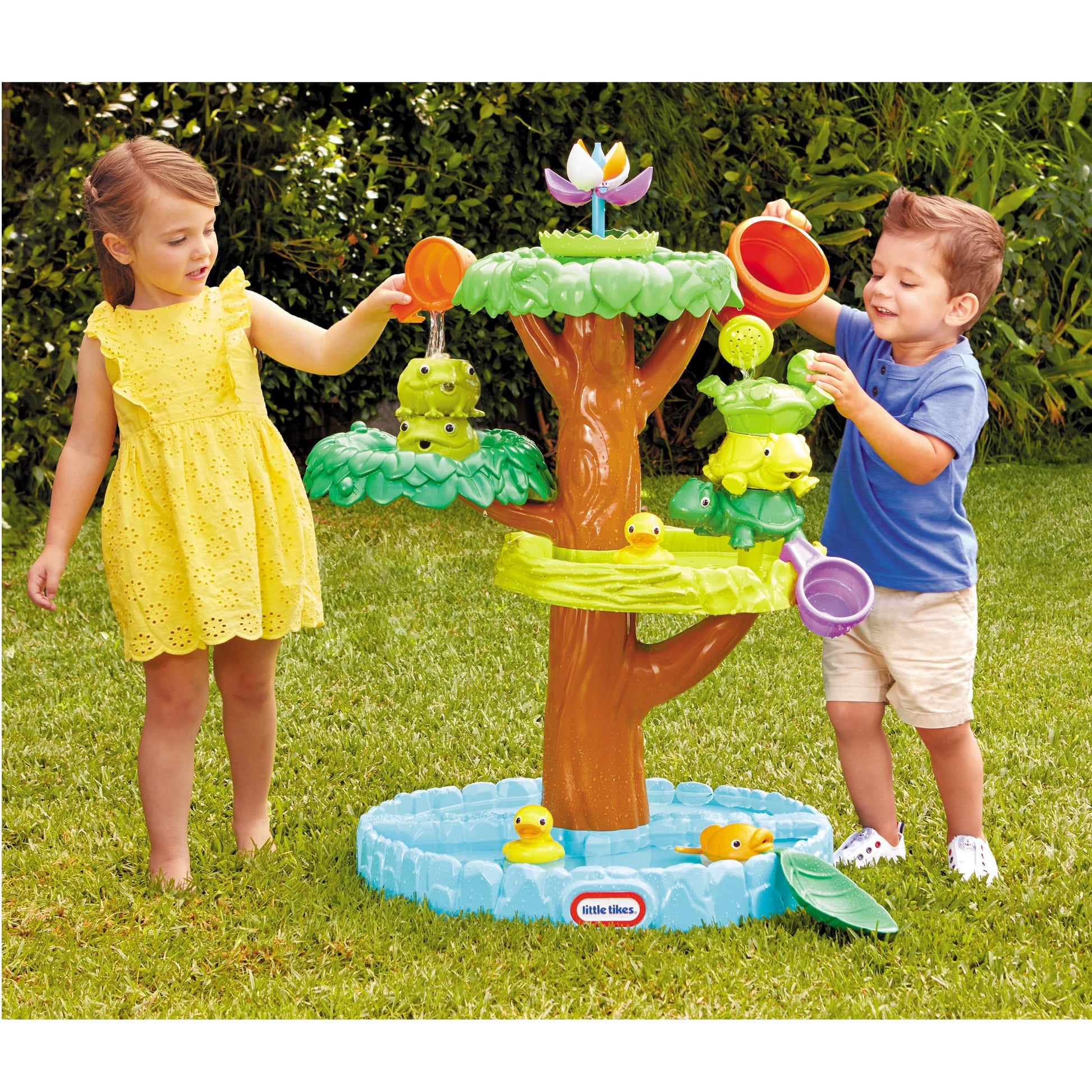 Little Tikes Magic Flower Water Table with Blooming Flower and 10+ Accessories, Multicolor, (Model: 651342M), Medium