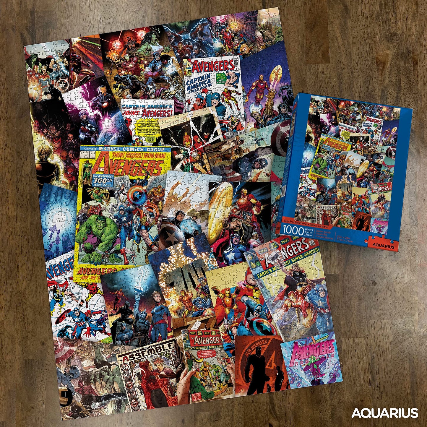 AQUARIUS Marvel Puzzle Cast (1000 Piece Jigsaw Puzzle) - Officially Licensed Marvel Merchandise & Collectibles - Glare Free - Precision Fit