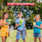JOYIN 3 Packs Bubble Guns with 3 Solutions, Automatic Bubble Maker Blower Machine for Kids, Party Favors, Summer Toy, Birthday, Outdoor & Indoor