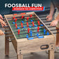 GoSports 48 Inch Game Room Size Foosball Table - Includes 4 Balls and 2 Cup Holders - Black, Oak, or White