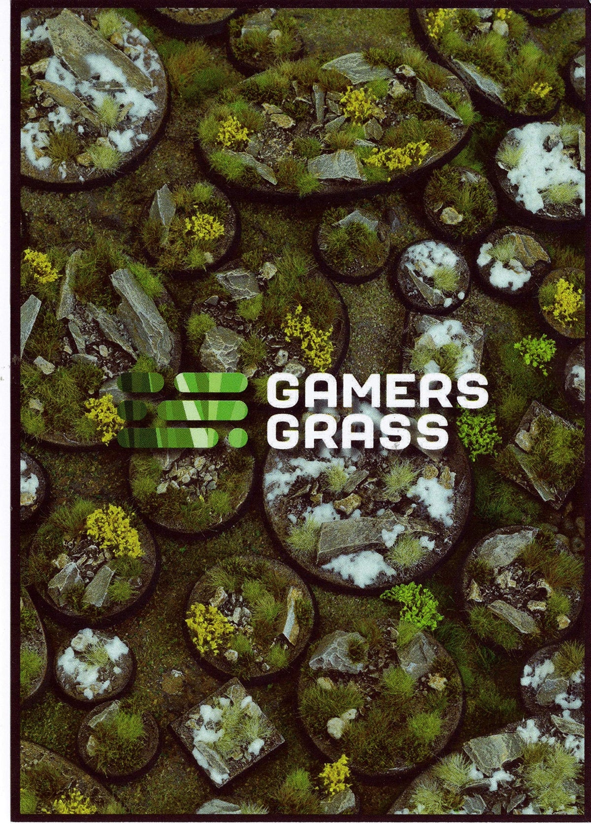Gamers Grass: Battle Ready Bases: Highland 50mm Round (x3)