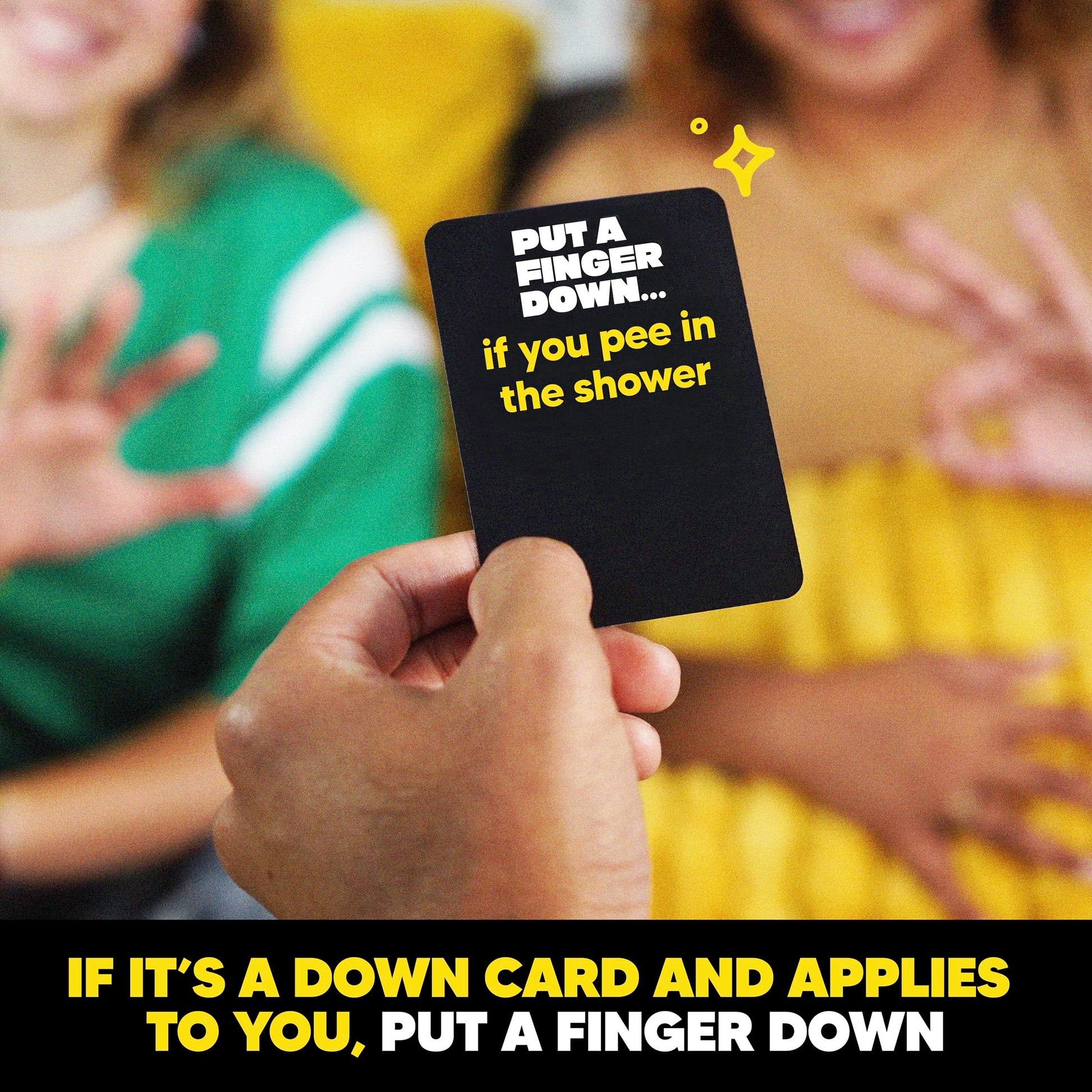 Hunch Games Put A Finger Down - Hilarious Party Card Game, Game Night, Parties, Big and Small Groups | Fun Social Icebreaker with 400 Cards for 2+