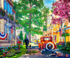 Springbok 4th of July Walk 1000 Piece Jigsaw Puzzle for Adults - Independence Day in the Neighborhood - Unique Cut Pieces - Made in USA