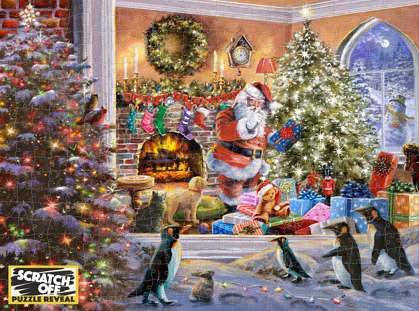 4D Cityscape Puzzle - Scratch Off : The Eve Before Christmas Puzzle