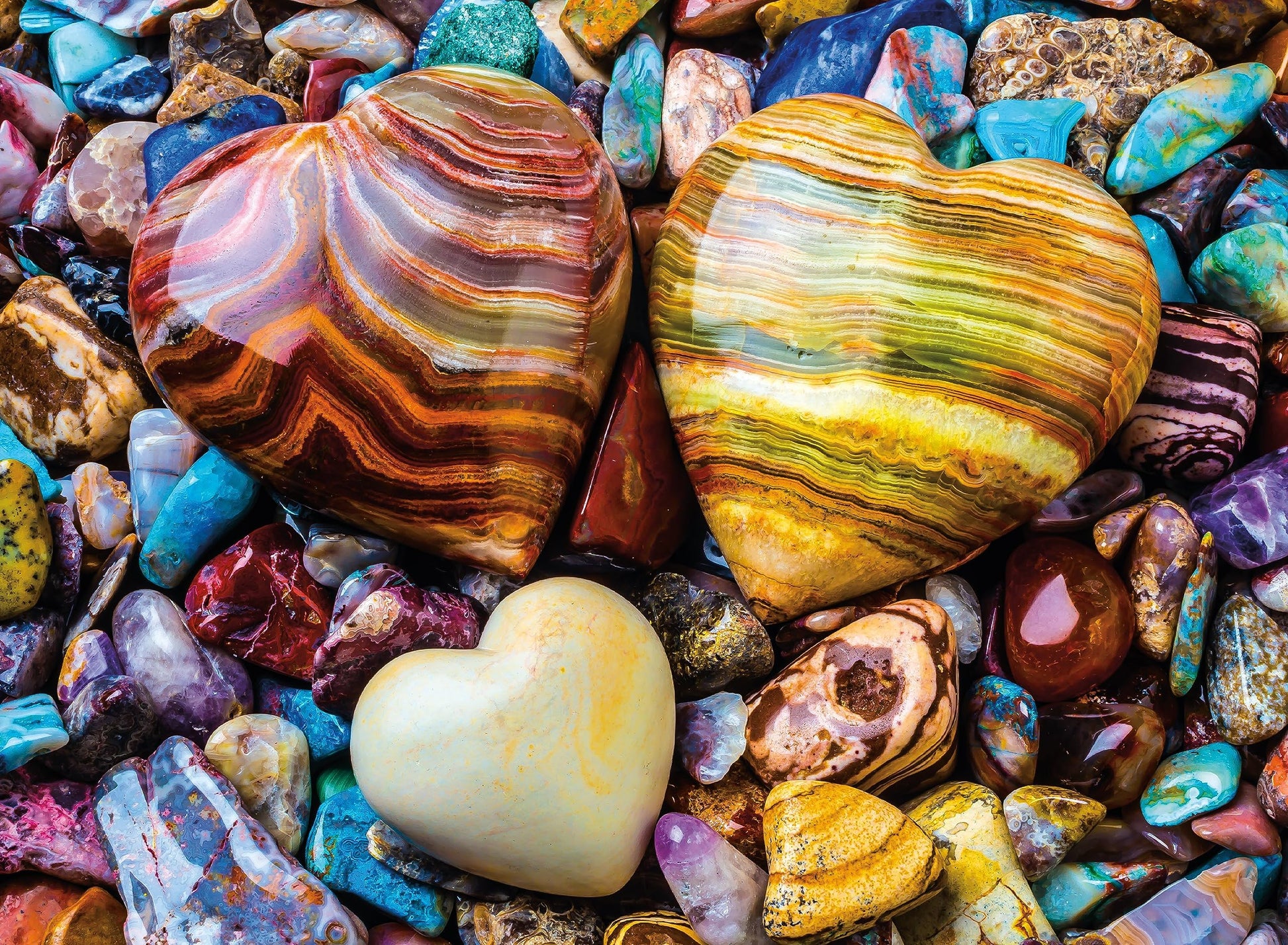 Ceaco - Heart Stones - 300 Large Piece Jigsaw Puzzle for Adults