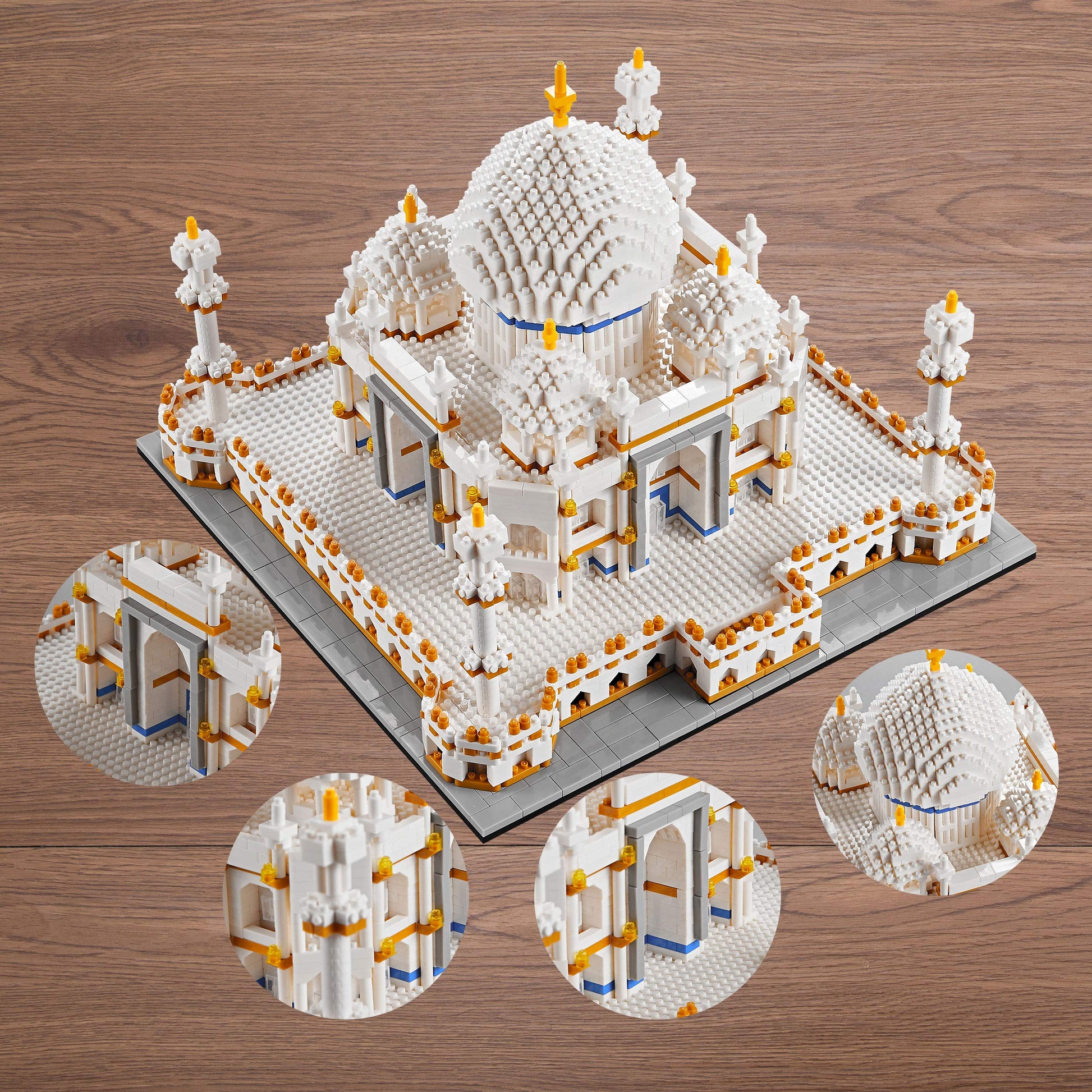 Kadablk Architechture Series for Adults and Teens,Taj Mahal Building Set,Model Contruction Kit 3950 PCS,Micro Block Set,New Seven Wonders,Landmark