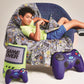 iscream Game On! Bubble Gum Scent Video Game Controller Shaped 9" x 6.75" Mini Pillow