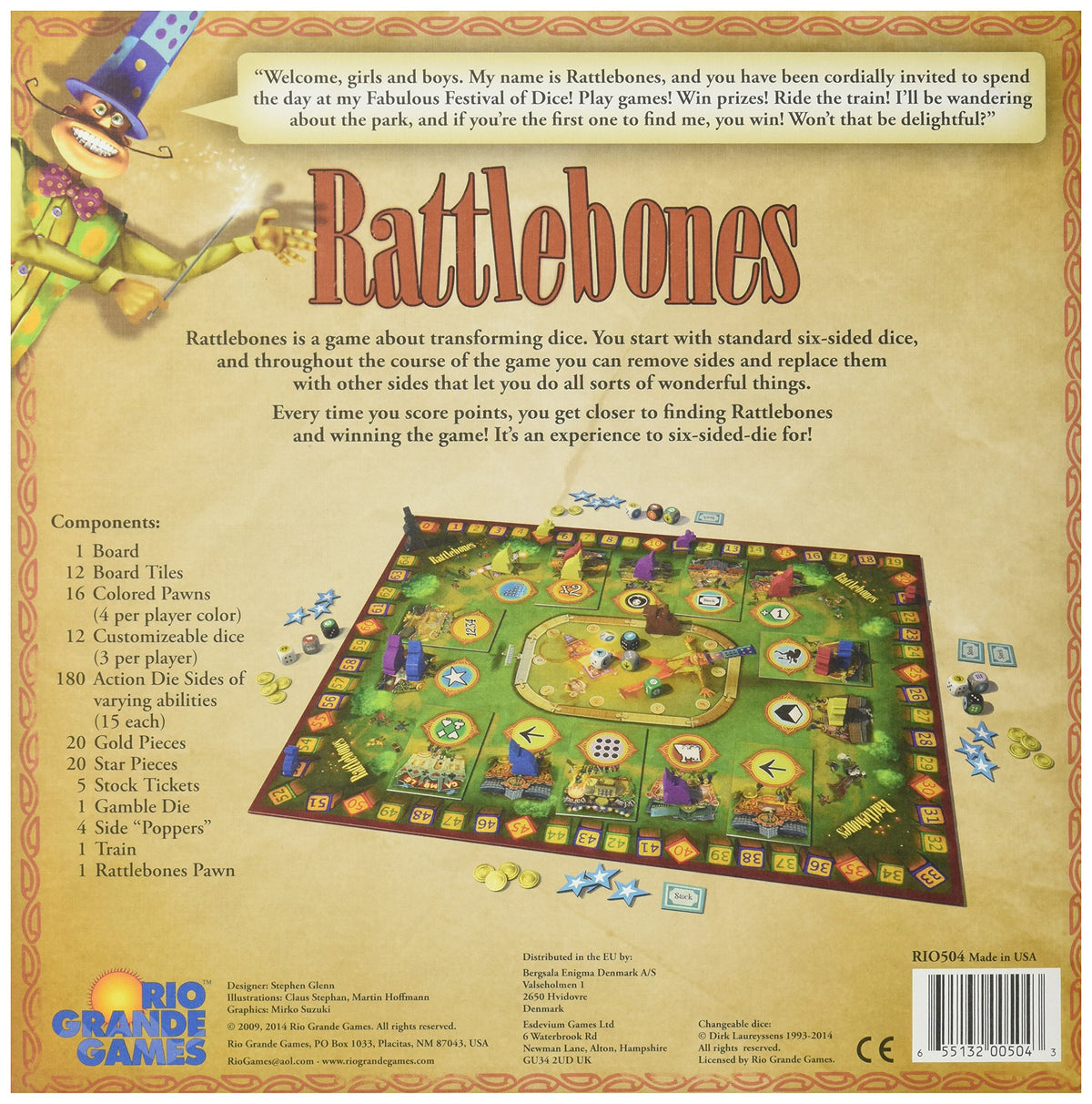 Rattlebones Board Game