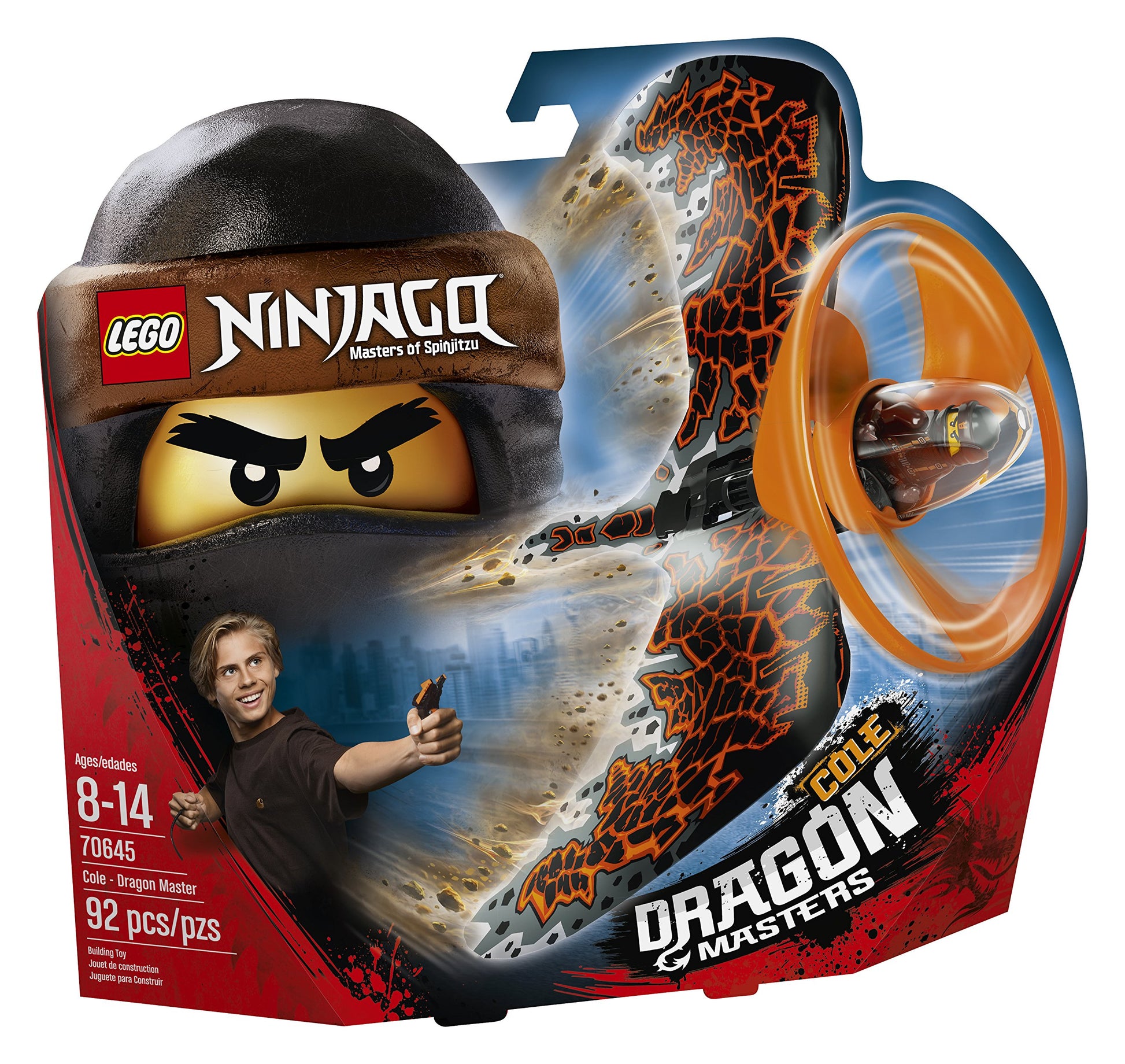 LEGO NINJAGO Cole - Dragon Master 70645 Building Kit (92 Piece)