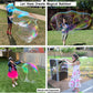 Bubbleventi Giant Bubble Mix | Made in USA |Non-Toxic Powder Makes 10 Gallons of Premium, Big Bubble Solution for Kids’ STEM Fun | Use in Bubble Wands