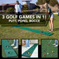 EastPoint 3-in-1 Par Pong Golf Pong Game Set, Foldable, Backyard Golf Game