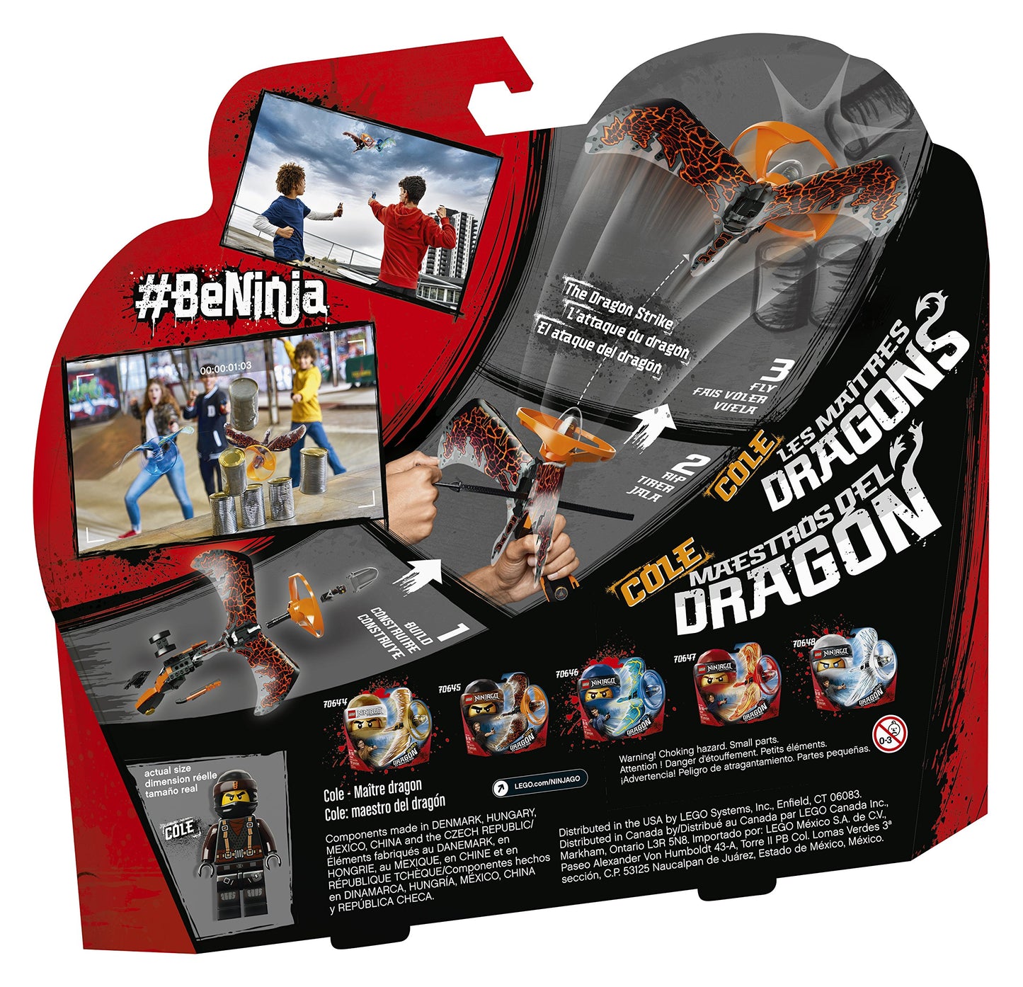 LEGO NINJAGO Cole - Dragon Master 70645 Building Kit (92 Piece)