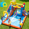 Whubefy18Ft Big Inflatable Water Slide Bounce House for Kids Backyard, 13-in-1 Large Waterslide Water Park Bouncy Castle with Extension Lawn Slip