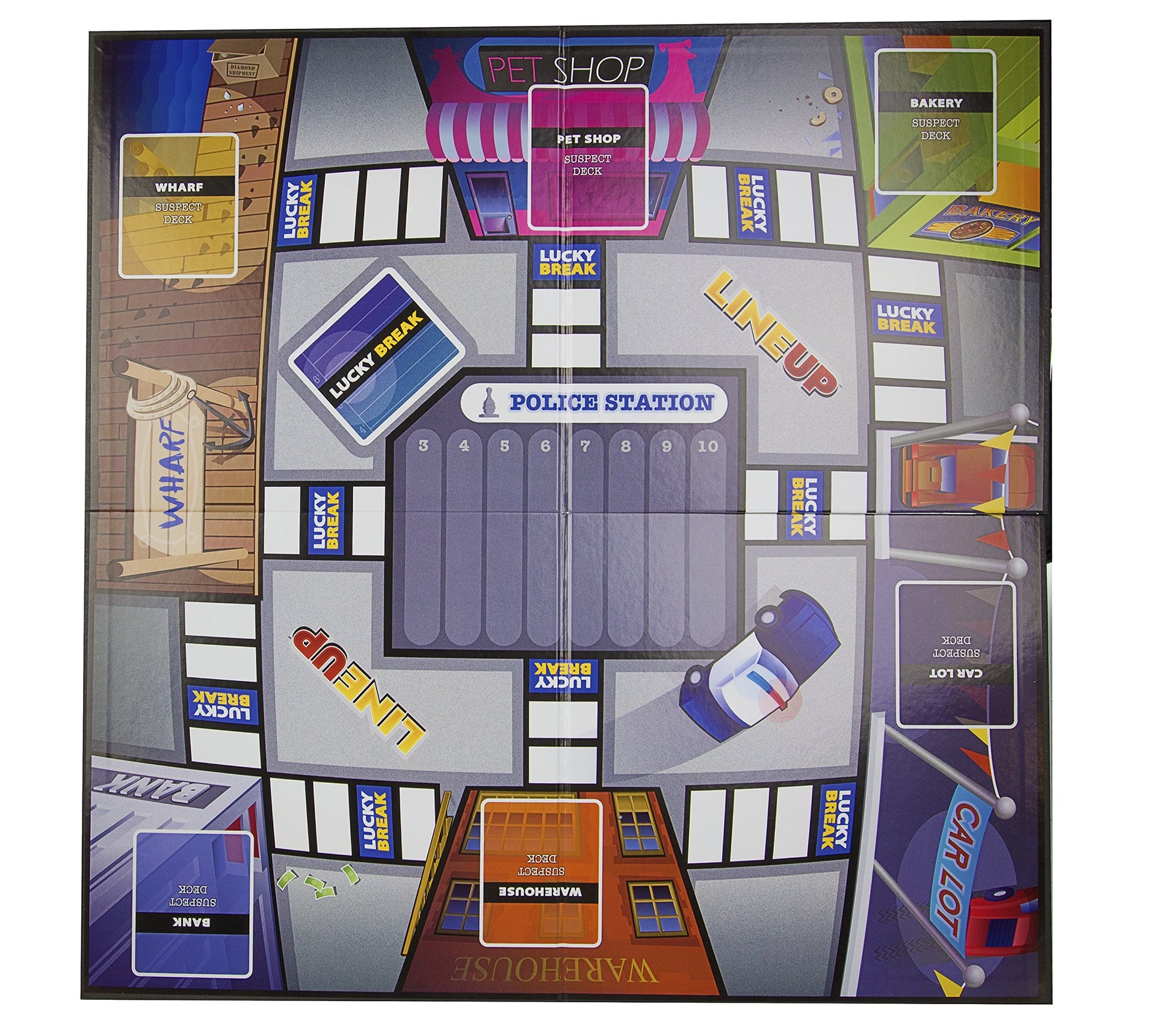 MindWare LineUp - Stimulating Memory Board Game with a Great Playing Time and Comical Crime Mystery Suspense for Ages 8 and Up