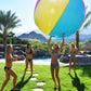 GoFloats 6 ft Giant Inflatable Beach Ball, Extra Large Jumbo Beach Ball - Patch Kit Included