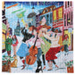 eeBoo 1000 Piece Puzzle - Music in Montreal Jigsaw Puzzle for Adults, Square 23" x 23" Made with Recycled Board & Vegetable-Based Ink