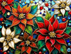 Springbok Glazing Poinsettias 1000 Piece Jigsaw Puzzle for Adults