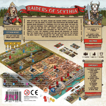 Renegade Game Studios Raiders of Scythia: Strategy Board Games Ages 12+, 1-4 Players