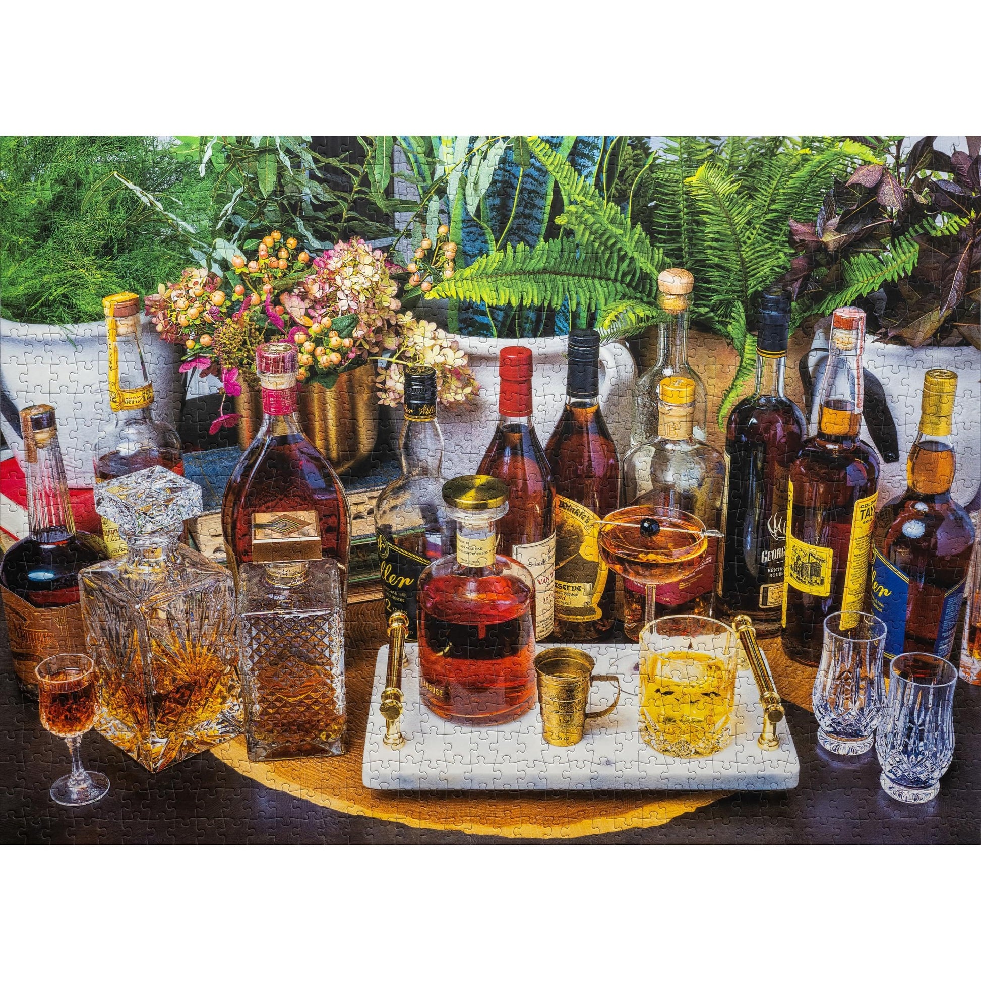Aether Puzzles - Aged to Perfection: The Art of Bourbon Puzzle Part 1, Premium 1000 Piece Jigsaw Puzzle for Adults, Glare-Free, Soft-Touch Puzzles