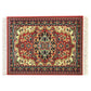 Set of 2 Dollhouse Area Rugs - Miniature Carpet Accessories for Doll Houses, 10 x 7 Inch Rectangular Floor Décor, Oriental Style