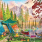 Ceaco - Camping Tranquility - 500 Large Piece Jigsaw Puzzle for Adults