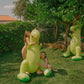 Float Joy Sprinkler for Kids Outdoor Play Water Sprinkler Inflatable 5.5ft Giant Dinosaur T-REX Great Gift for Kids and Adults Water Toy for Pool