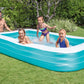 INTEX 58484EP Swim Center Inflatable Family Pool: 277 Gallon Capacity - 120" x 72" x 22" - Blue