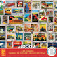 Ceaco - Barbara Behr - Stamps - Car Stamps - 1000 Piece Jigsaw Puzzle, 26.6 x 19