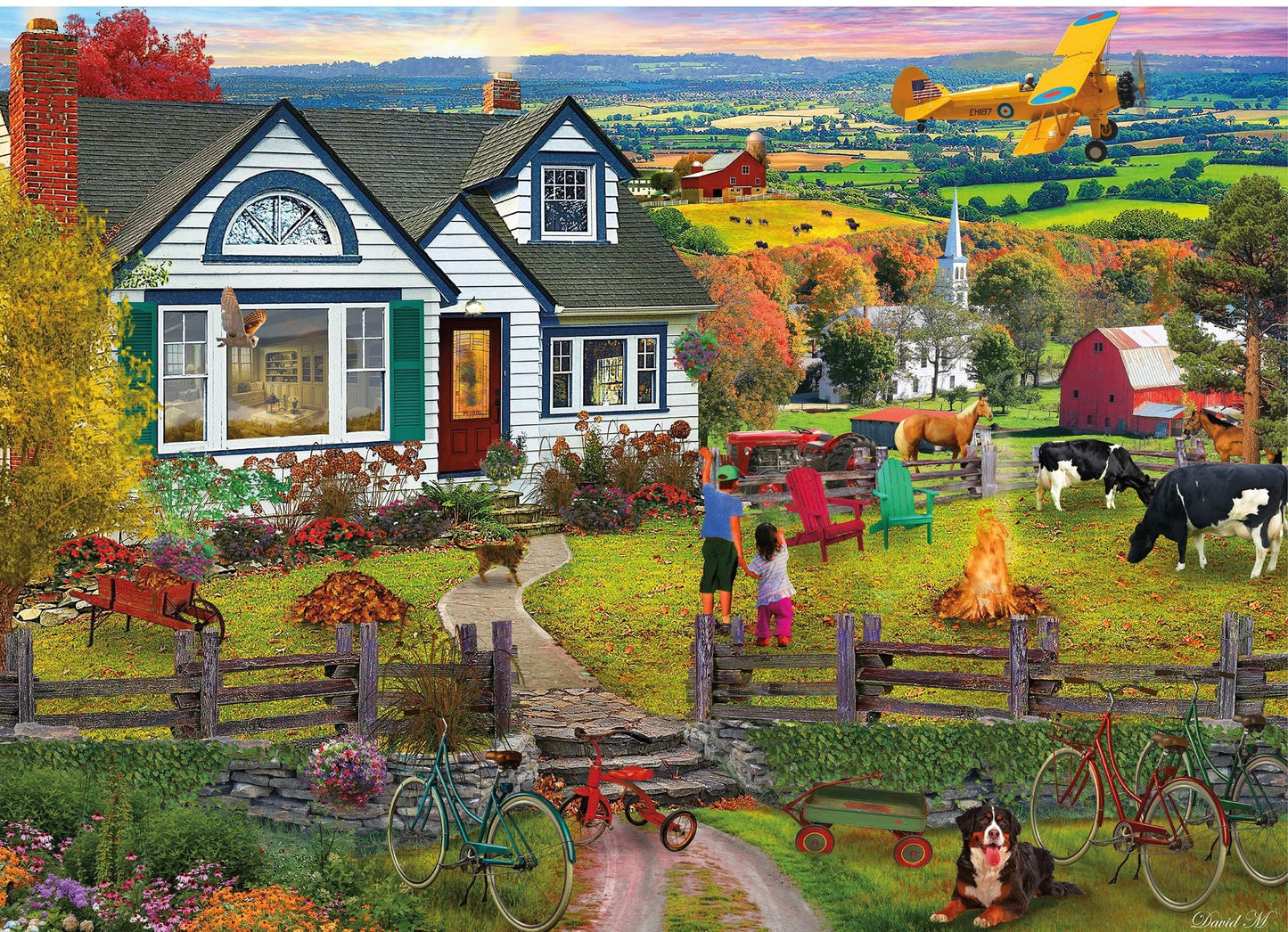 Ceaco - David MacLean - The Fly by - 1000 Piece Jigsaw Puzzle
