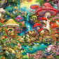 Buffalo Games - Merry Mushroom Village Picnic - 1000 Piece Jigsaw Puzzle