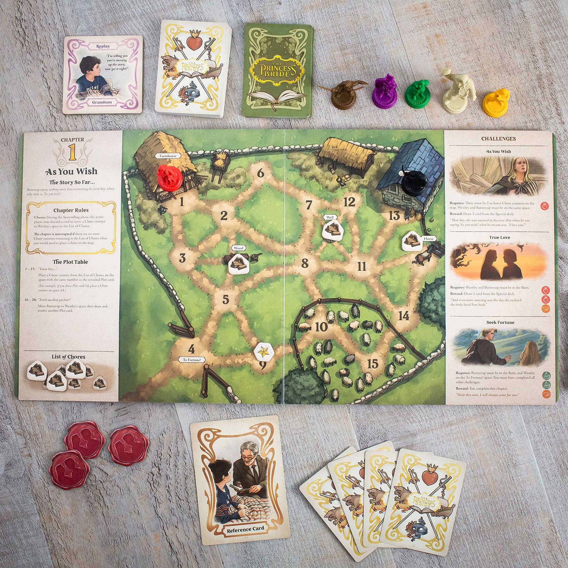 Ravensburger Princess Bride Adventure Book Game | Interactive and Engaging Gameplay for Fans of the Movie | for Ages 10 & Up