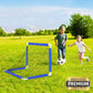 TGU Kids Soccer Goal Games & Toys Football Net, Indoor & Outdoor Sports, Backyard, Set of 2,Blue (EOS217402023)