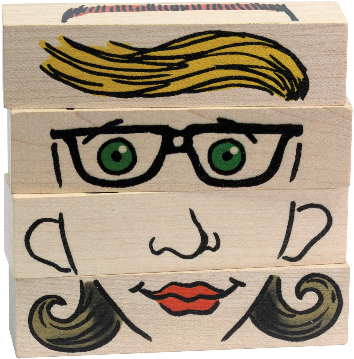 Maple Landmark Games to Go, Flip Faces - Made in USA
