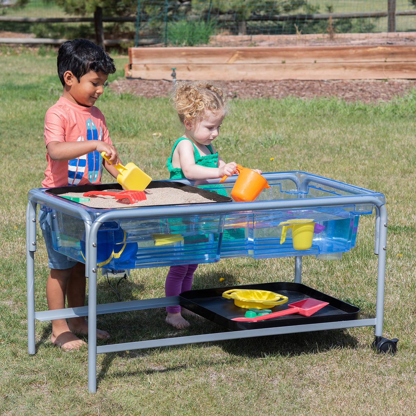edxeducation Sand and Water Table, Indoor and Outdoor Sensory Table