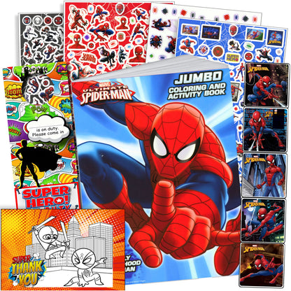 Spiderman Stickers and Coloring Activity Set