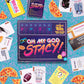 Chronicle Books Oh My God, Stacy! A Totally 80s High School Party Game for 3-12 Players, Ages 14+ - Find Your Clique and Race to be the Coolest in