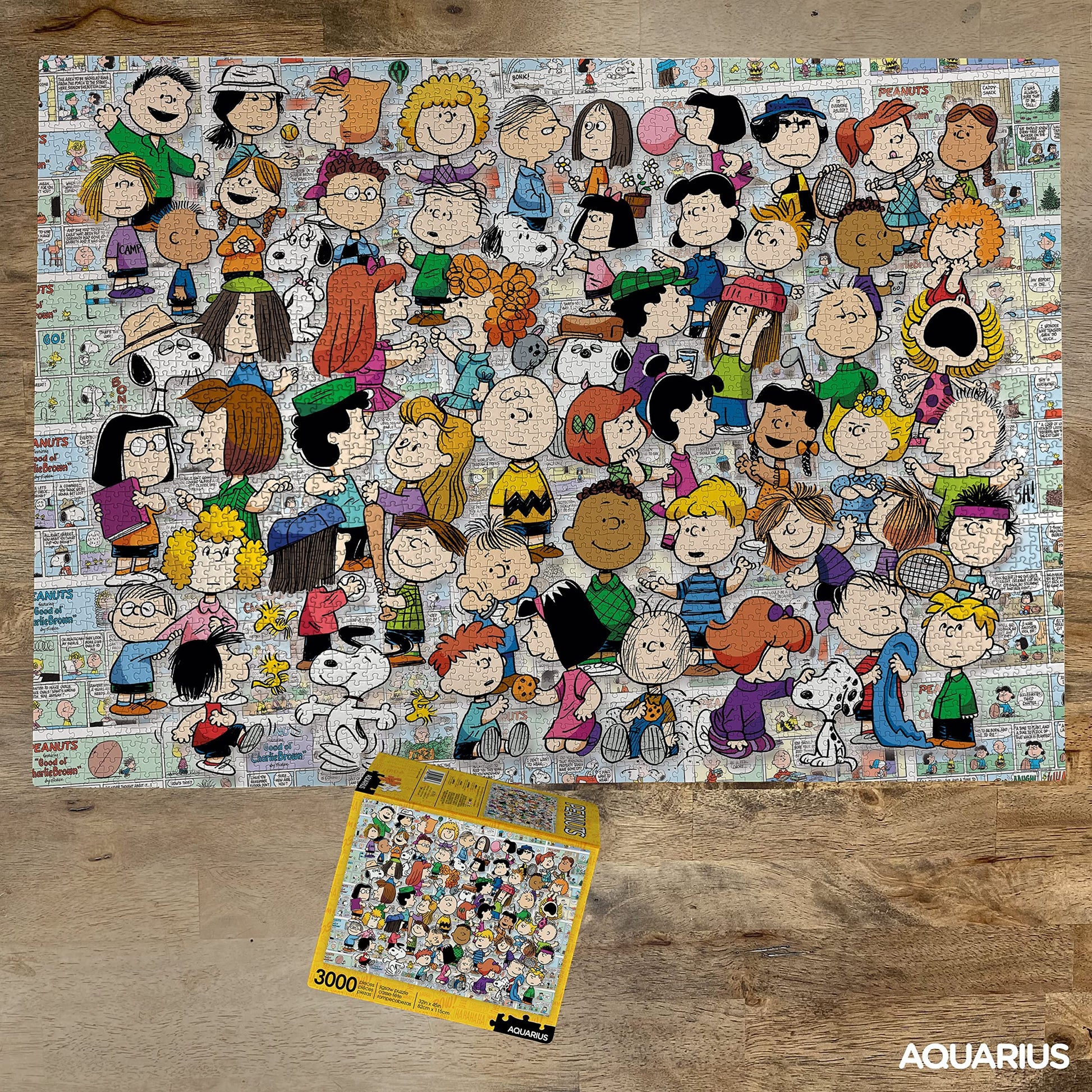 AQUARIUS Peanuts Snoopy Charlie Brown Peanuts 3000 Piece Jigsaw Puzzle