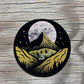 Mountain and Moon Sticker