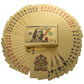 KALIFANO Luxury Gold Plated Playing Cards - $100 Bill Inspired Waterproof Gold Foil Deck of Cards with Uses from Magic to Poker with Certificate