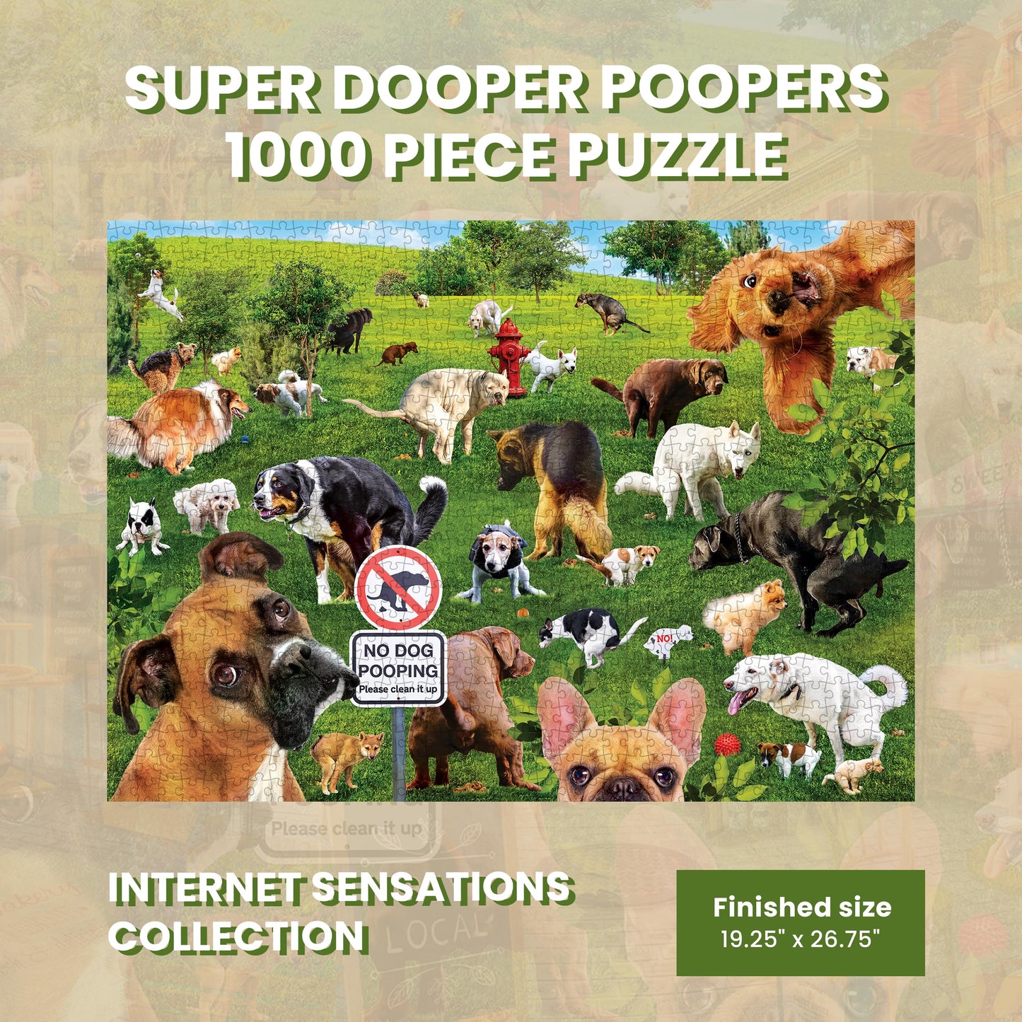 MasterPieces 1000 Piece Jigsaw Puzzle for Adults, Family, Or Youth - Super Dooper - 19.25"x26.75"