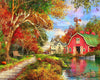 Springbok Autumn Barn 400 Piece Jigsaw Puzzle for Families