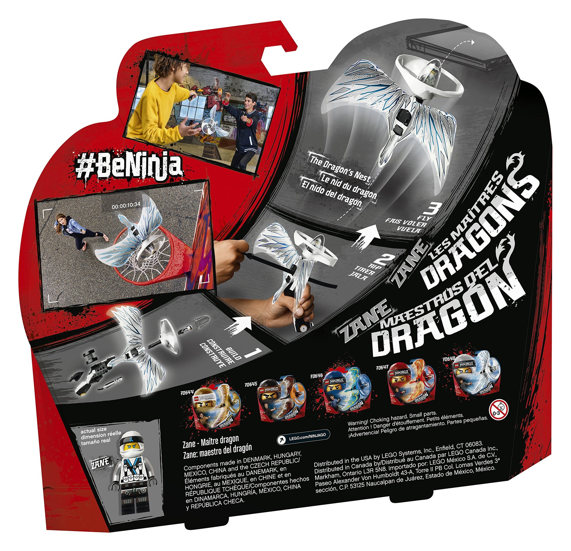 LEGO NINJAGO Zane - Dragon Master 70648 Building Kit (92 Piece)