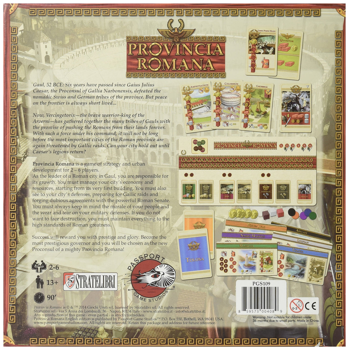 Provincia Romana Board Game